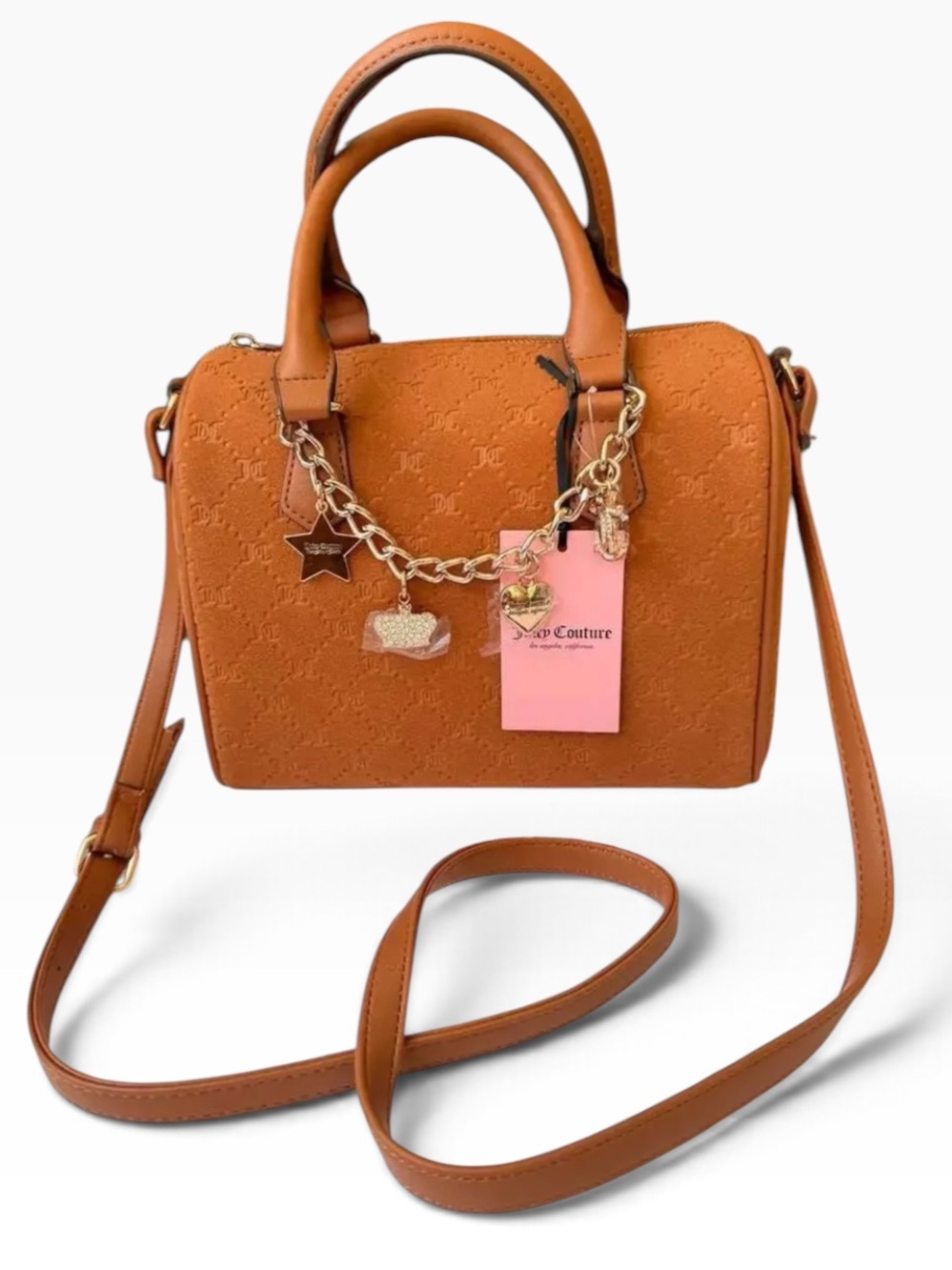 Juicy Couture Not Your Babe Brown Tan Satchel - NWT